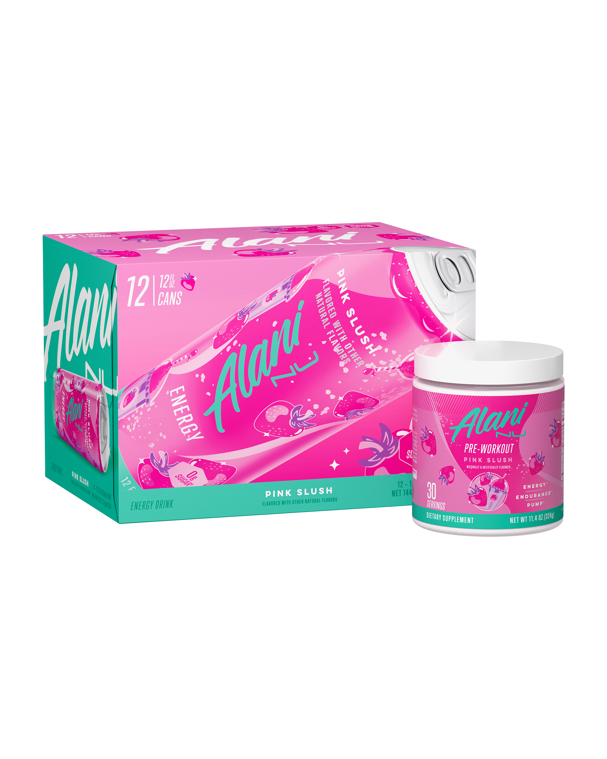 Energy Drink & Pre-Workout - Pink Slush